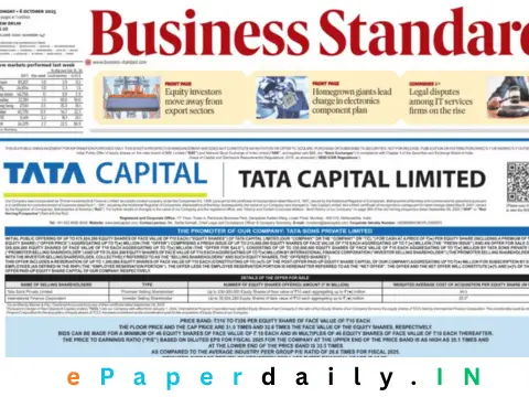 Business Standard ePaper PDF